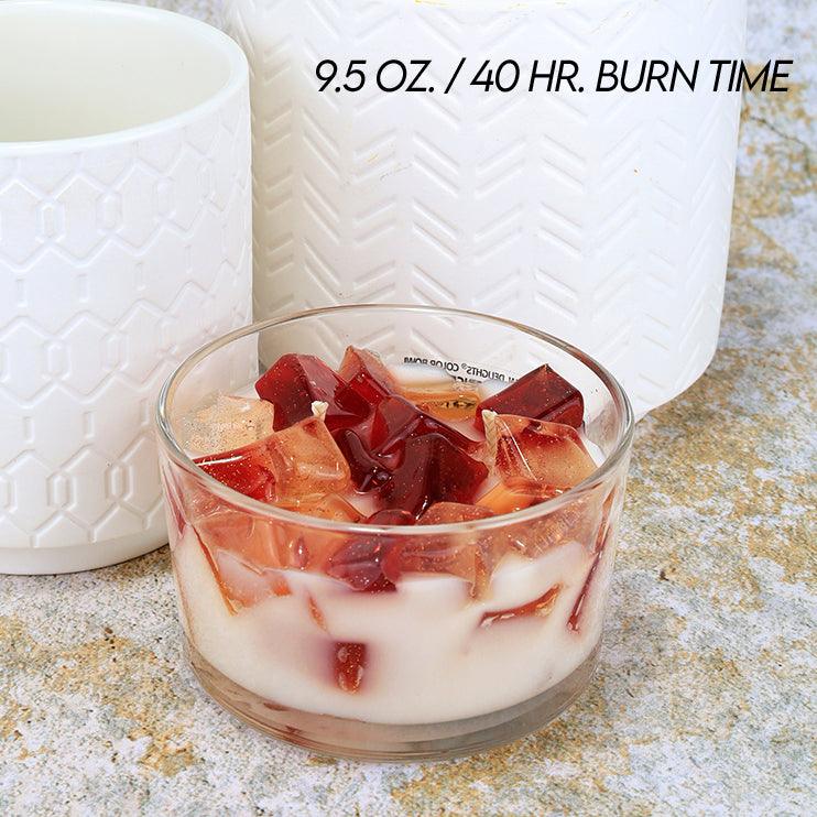 2-Wick Color Bowl Candle - FROSTED GINGERBREAD