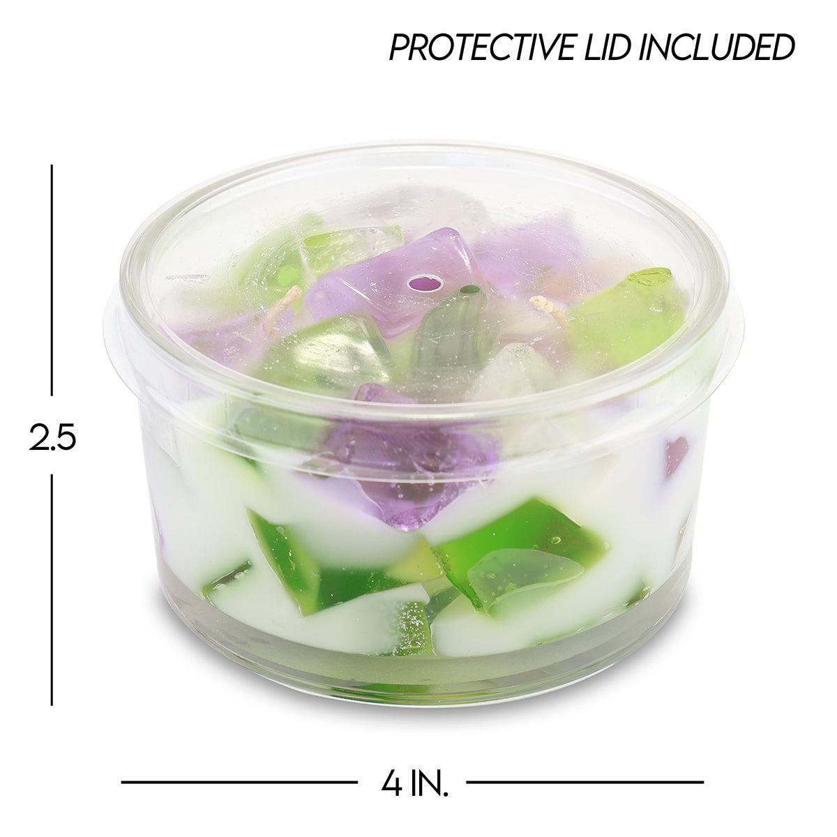 2-Wick Color Bowl Candle - LAVENDER