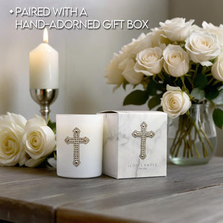 Vintage Icon Candle - CROSS