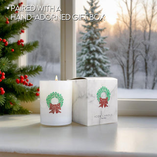 Icon Candle - CHRISTMAS WREATH