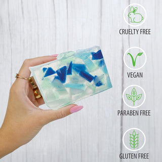 BEACH GLASS Vegetable Glycerin Bar Soap - Primal Elements