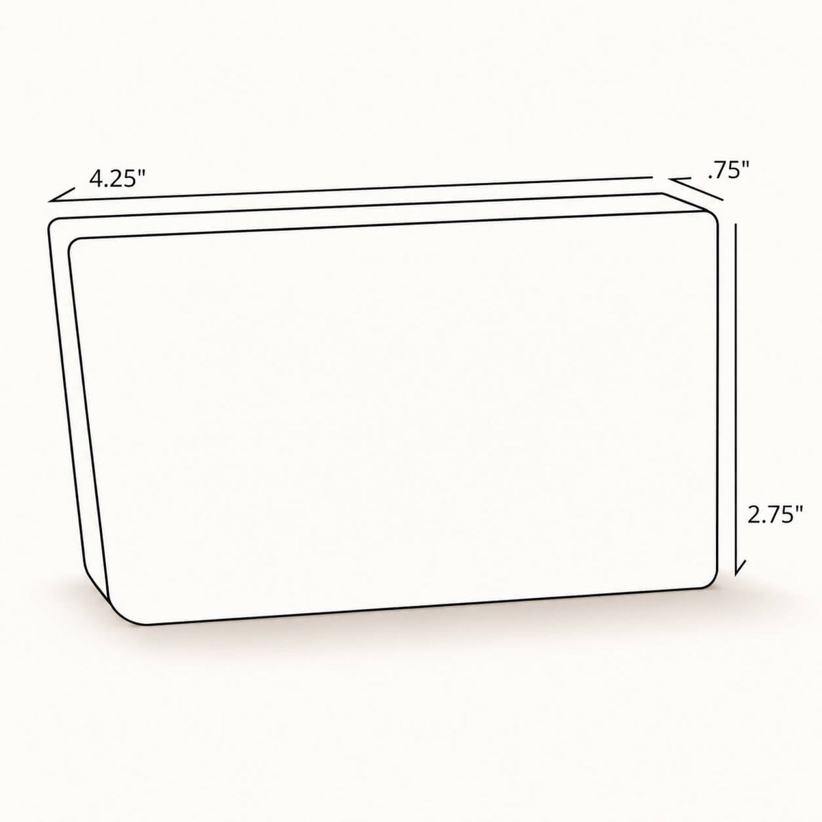 Primal Elements bar soap dimensions.