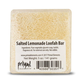 SALTED LEMONADE Handmade Glycerin LoofahBar Soap - Primal Elements