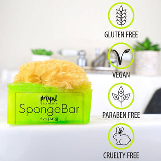 SEA SALT AND CITRUS SpongeBar Glycerin Bar Soap - Primal Elements
