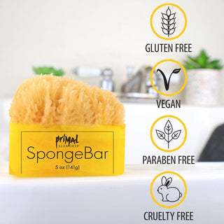 TAHITIAN VANILLA SpongeBar Glycerin Bar Soap - Primal Elements