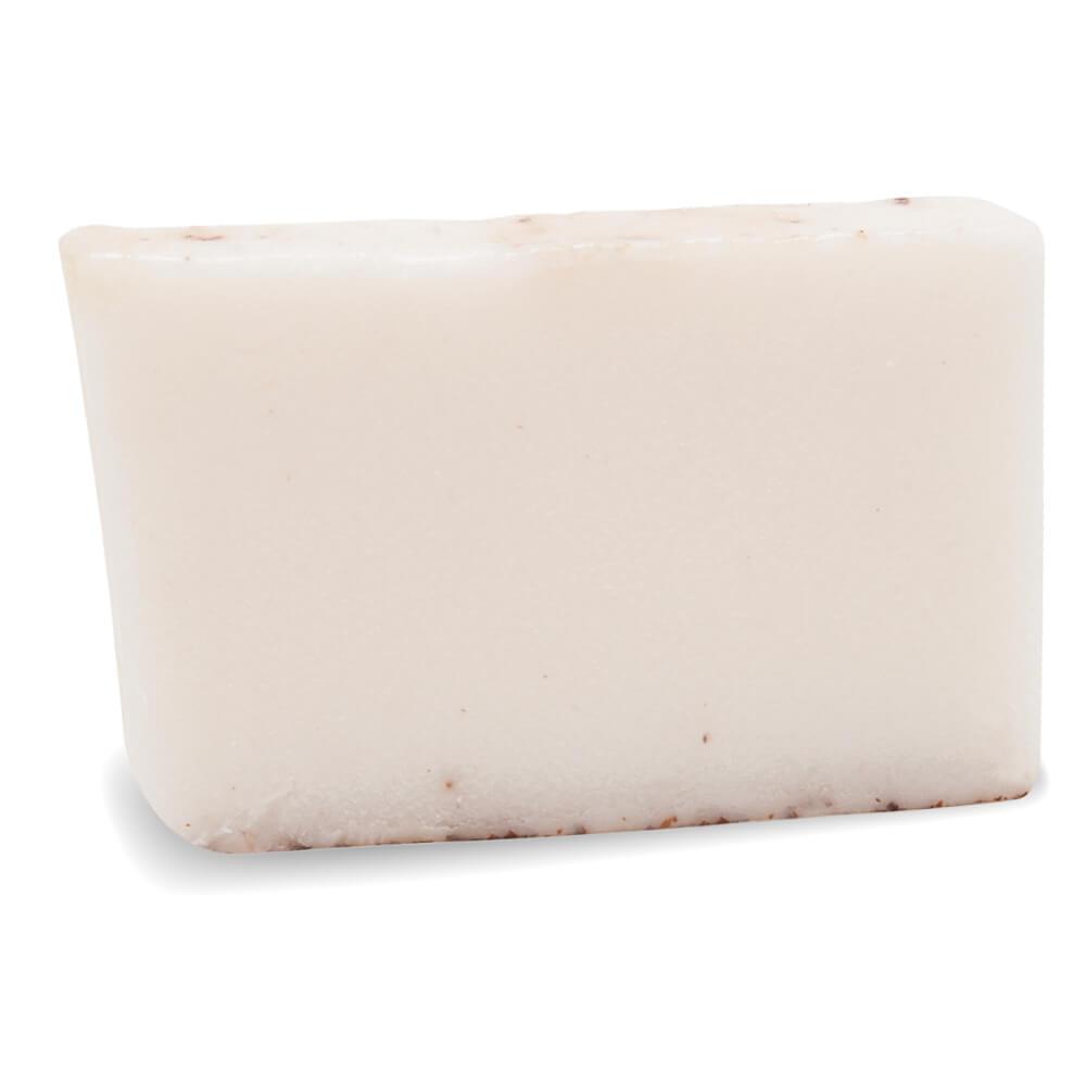 Almond Honey Glycerin Bar Soap featuring a creamy ivory rectangular soap bar with subtle speckles and a smooth finish
