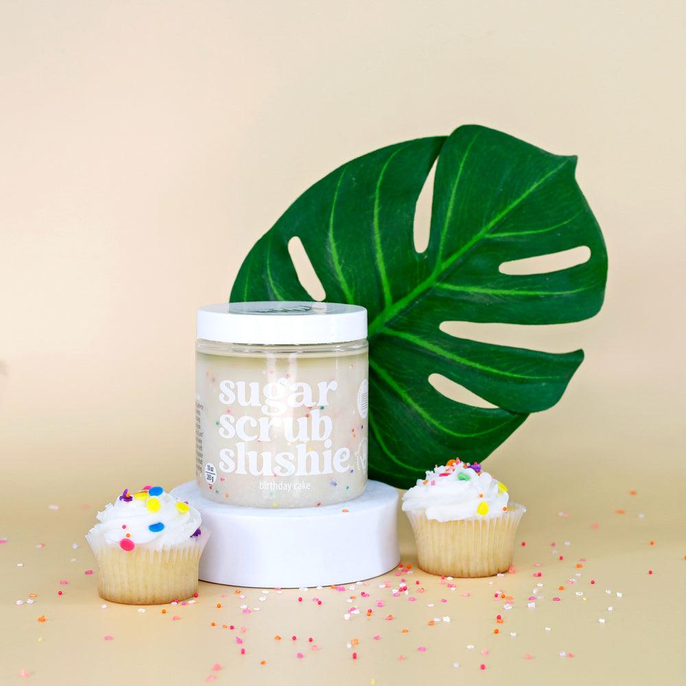 BIRTHDAY CAKE Sugar Scrub Slushie - Primal Elements