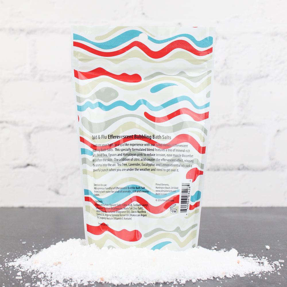 Bubbling Bath Salt - COLD & FLU - Primal Elements