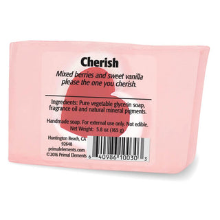 CHERISH Vegetable Glycerin Bar Soap - Primal Elements