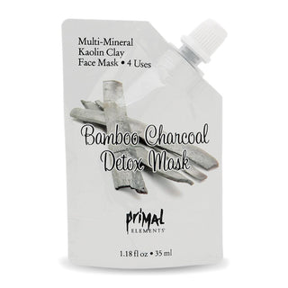 Face Mask - BAMBOO CHARCOAL DETOX - Primal Elements