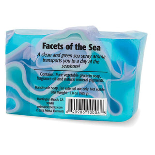 FACETS OF THE SEA Vegetable Glycerin Bar Soap - Primal Elements