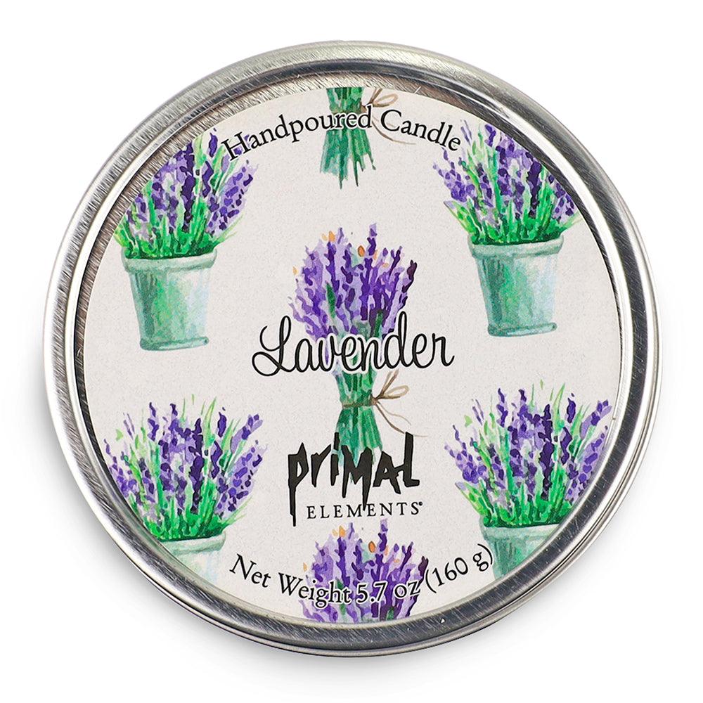 LAVENDER Travel Tin Candle - Primal Elements