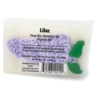 LILAC Vegetable Glycerin Bar Soap - Primal Elements