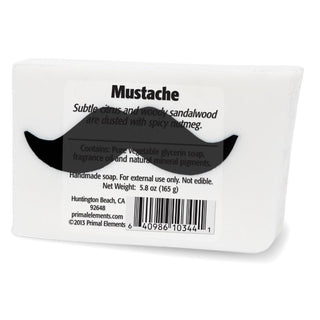 MUSTACHE Vegetable Glycerin Bar Soap - Primal Elements