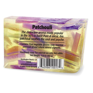 PATCHOULI Vegetable Glycerin Bar Soap - Primal Elements