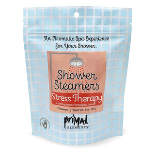 Shower Steamers 2-Pack - STRESS THERAPY - Primal Elements