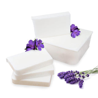 White Melt & Pour Soap Base - LAVENDER - Primal Elements