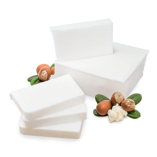White Melt & Pour Soap Base - SHEA BUTTER - Primal Elements