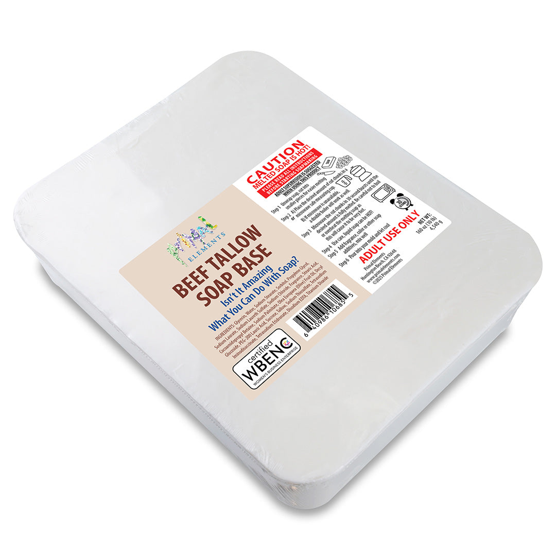 White Melt & Pour Soap Base - BEEF TALLOW