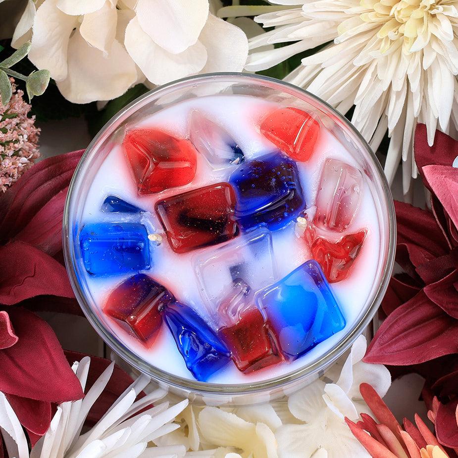 2-Wick Color Bowl Candle - AMERICANA