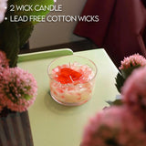 2-Wick Color Bowl Candle - CHERISH