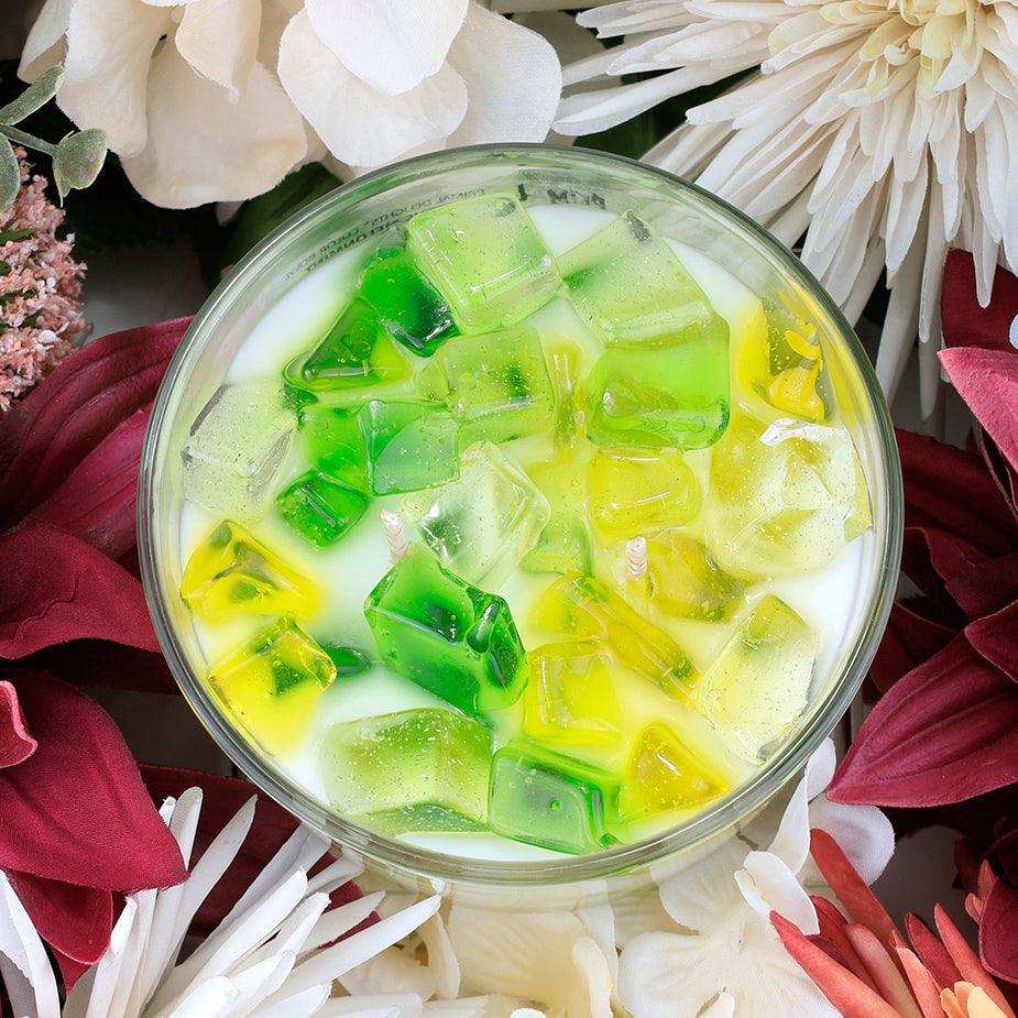 2-Wick Color Bowl Candle - CITRUS MELONMINT