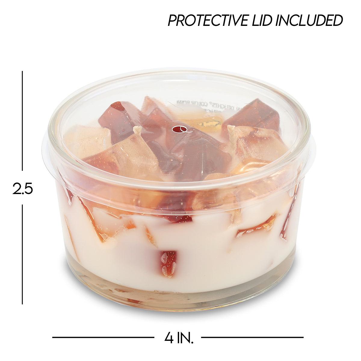 2-Wick Color Bowl Candle - FROSTED GINGERBREAD