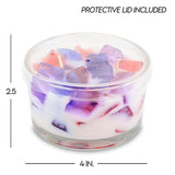 2-Wick Color Bowl Candle - LAVENDER BLUEBERRY