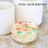 2-Wick Color Bowl Candle - SANTA'S COOKIES