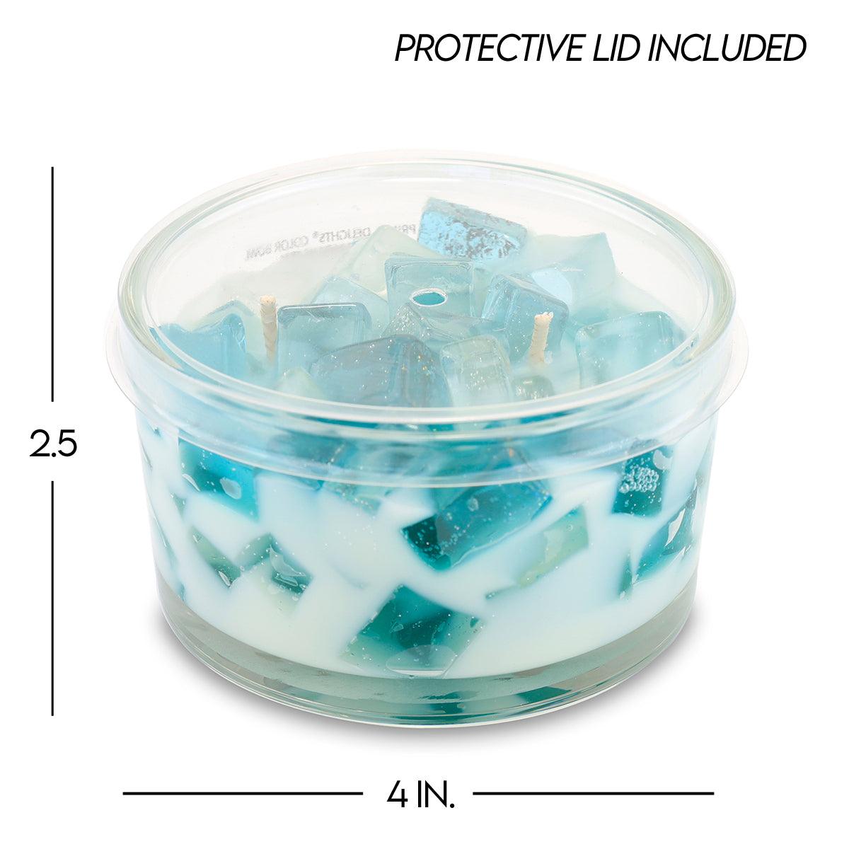 2-Wick Color Bowl Candle - TRANQUILITY