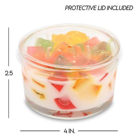 2-Wick Color Bowl Candle - TUTTI FRUITY