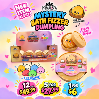 Primal Spa Mystery Bath Fizzer Dumpling – Surprise Collectible Bath Bomb