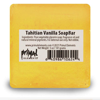 TAHITIAN VANILLA Handmade Glycerin SoapBar - Primal Elements