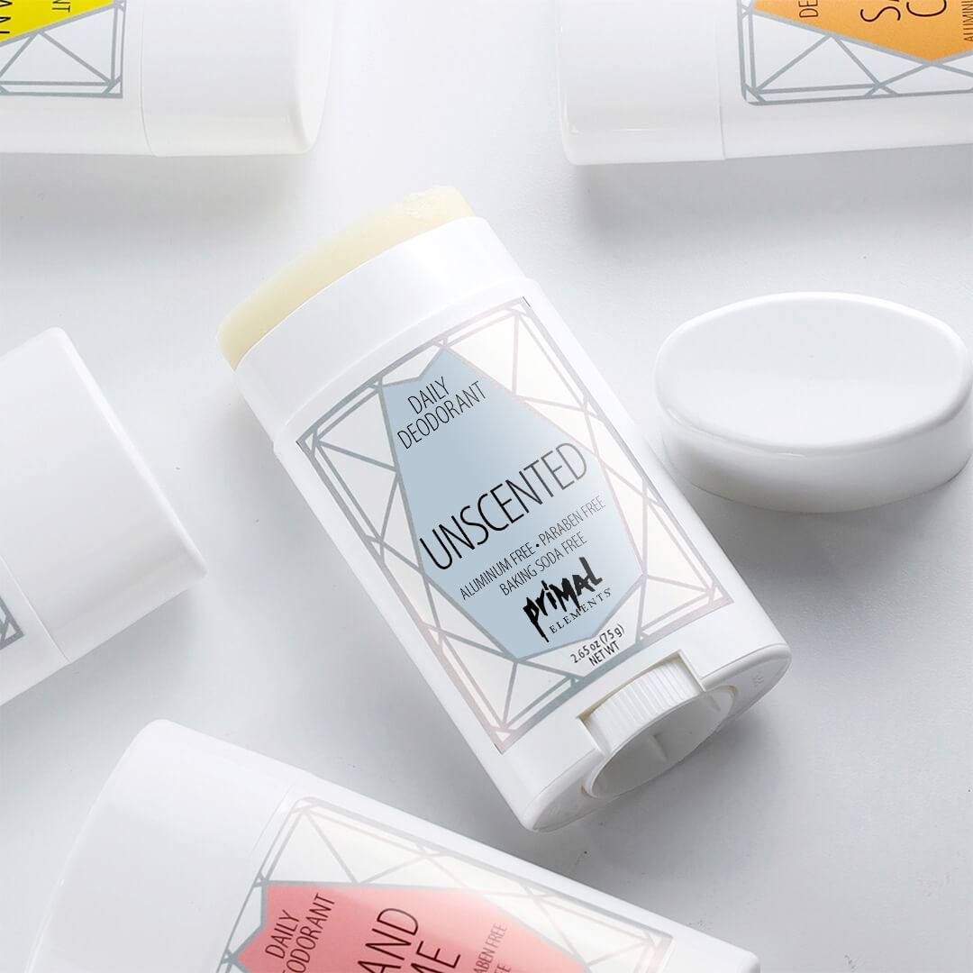 Fragrance-Free Daily Deodorant with cap off