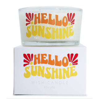 Wish Candle - HELLO SUNSHINE