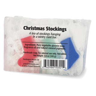 CHRISTMAS STOCKINGS Vegetable Glycerin Bar Soap - Primal Elements
