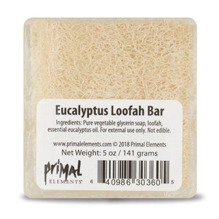 EUCALYPTUS Handmade Glycerin LoofahBar Soap - Primal Elements