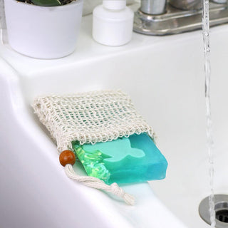 Exfoliating Mesh Soap Bag and Soap Saver - Primal Elements