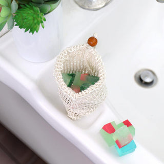 Exfoliating Mesh Soap Bag and Soap Saver - Primal Elements