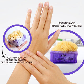 LAVENDER BLUEBERRY SpongeBar Glycerin Bar Soap - Primal Elements