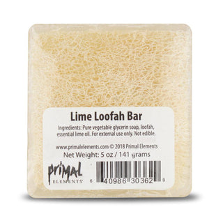 LIME Handmade Glycerin LoofahBar Soap - Primal Elements