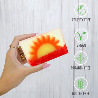 SUNRISE SUNSET Vegetable Glycerin Bar Soap - Primal Elements