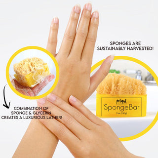 TAHITIAN VANILLA SpongeBar Glycerin Bar Soap - Primal Elements