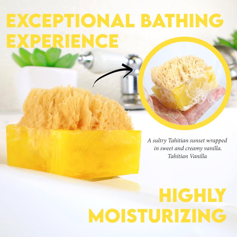 TAHITIAN VANILLA SpongeBar Glycerin Bar Soap - Primal Elements