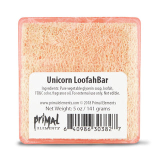 UNICORN Handmade Glycerin LoofahBar Soap - Primal Elements