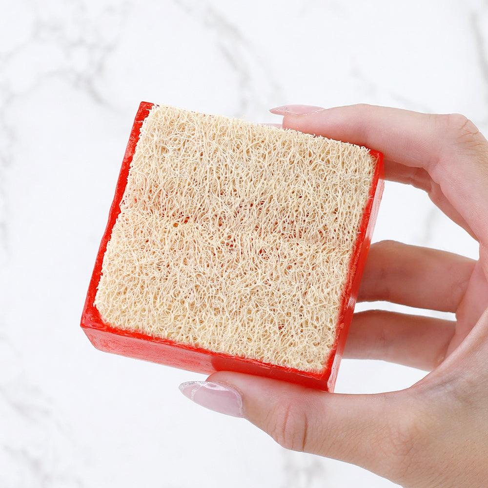 WATERMELON Handmade Glycerin LoofahBar Soap - Primal Elements