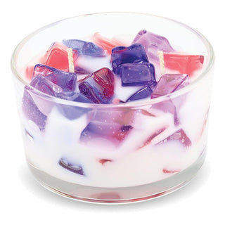 2-Wick Color Bowl Candle - LAVENDER BLUEBERRY - Primal Elements