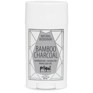 All Natural Deodorant - BAMBOO CHARCOAL - Primal Elements