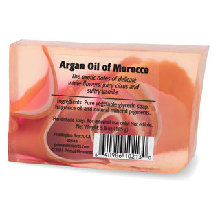 ARGAN OIL OF MOROCCO Vegetable Glycerin Bar Soap - Primal Elements