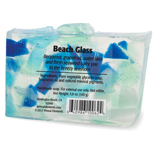 BEACH GLASS Vegetable Glycerin Bar Soap - Primal Elements